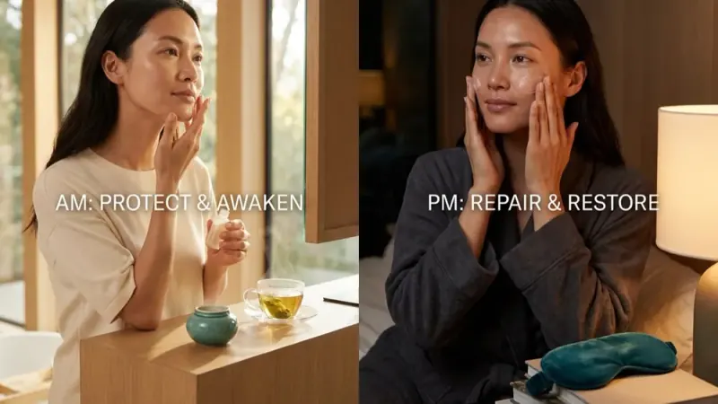AM vs PM Skincare: What Your Morning and Night Routines Should Each Do