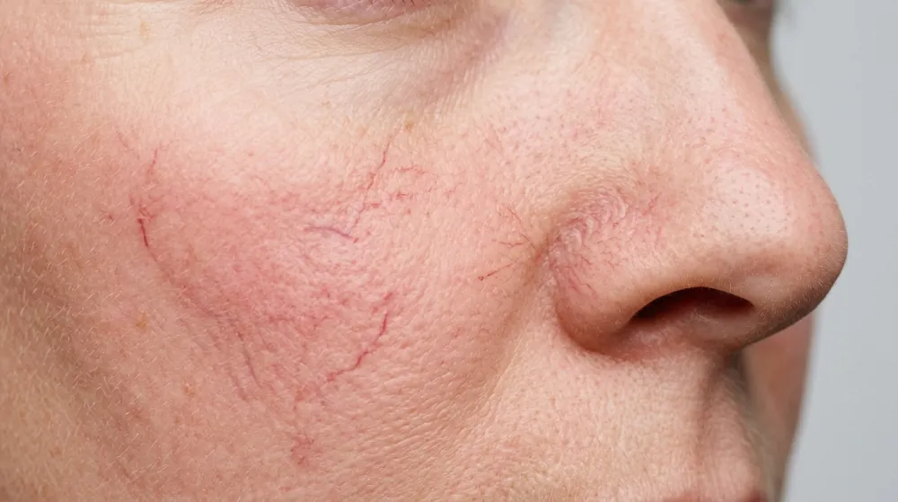 Broken Capillaries on the Face: Dilated, Not Broken